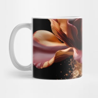 Fluid Blossom Art 3D Digital Art Mug